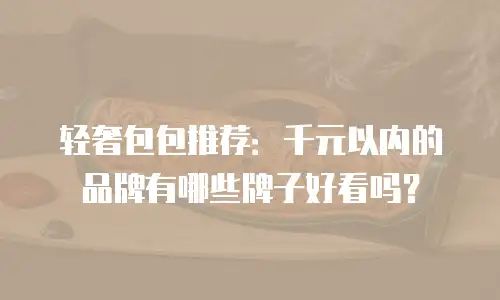 轻奢包包推荐：千元以内的品牌有哪些牌子好看吗？