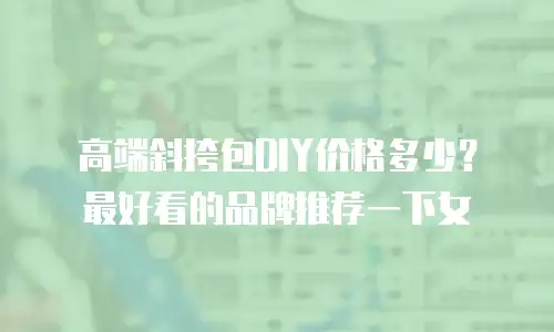 高端斜挎包DIY价格多少？最好看的品牌推荐一下女