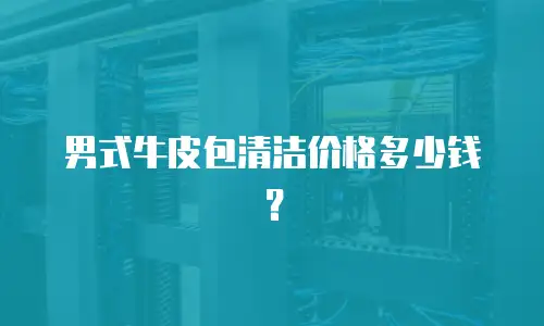 男式牛皮包清洁价格多少钱？