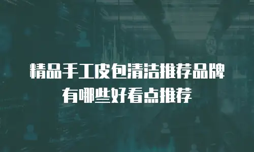 精品手工皮包清洁推荐品牌有哪些好看点推荐