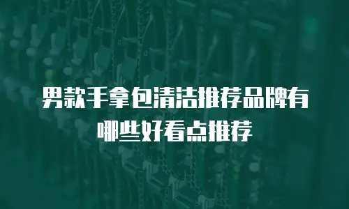 男款手拿包清洁推荐品牌有哪些好看点推荐