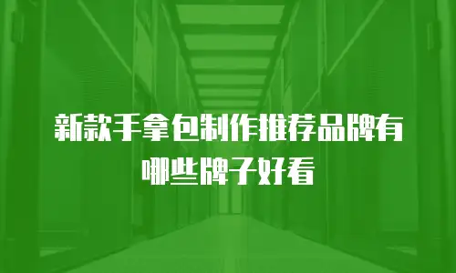 新款手拿包制作推荐品牌有哪些牌子好看