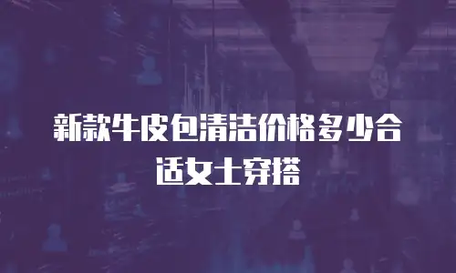 新款牛皮包清洁价格多少合适女士穿搭