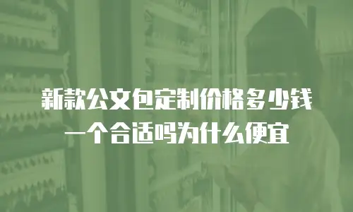 新款公文包定制价格多少钱一个合适吗为什么便宜