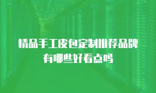 精品手工皮包定制推荐品牌有哪些好看点吗