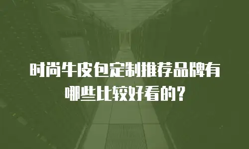 时尚牛皮包定制推荐品牌有哪些比较好看的？