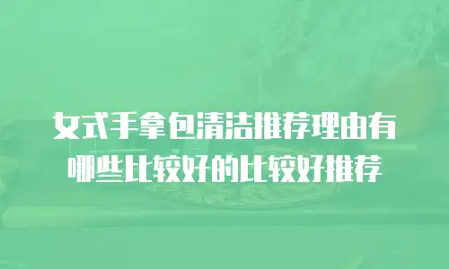 女式手拿包清洁推荐理由有哪些比较好的比较好推荐