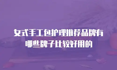 女式手工包护理推荐品牌有哪些牌子比较好用的