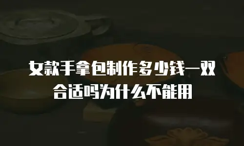女款手拿包制作多少钱一双合适吗为什么不能用