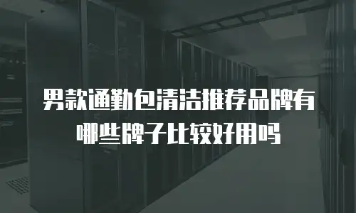 男款通勤包清洁推荐品牌有哪些牌子比较好用吗