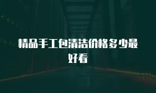 精品手工包清洁价格多少最好看