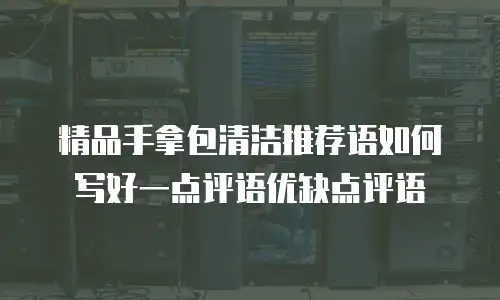 精品手拿包清洁推荐语如何写好一点评语优缺点评语