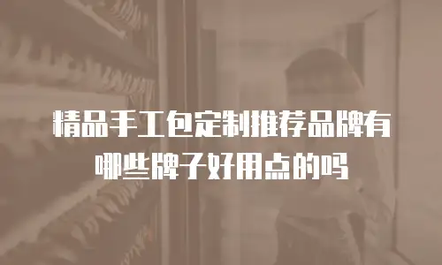 精品手工包定制推荐品牌有哪些牌子好用点的吗