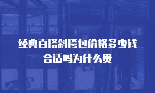 经典百搭斜挎包价格多少钱合适吗为什么贵