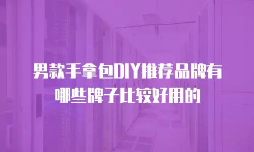 男款手拿包DIY推荐品牌有哪些牌子比较好用的
