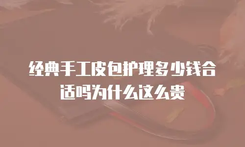 经典手工皮包护理多少钱合适吗为什么这么贵