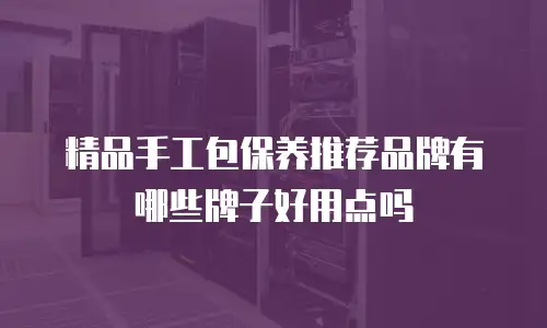 精品手工包保养推荐品牌有哪些牌子好用点吗