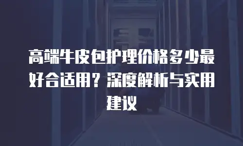 高端牛皮包护理价格多少最好合适用？深度解析与实用建议