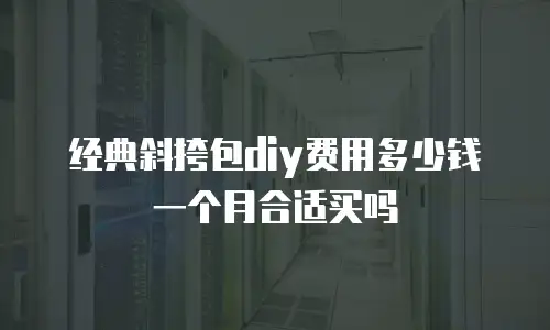 经典斜挎包diy费用多少钱一个月合适买吗