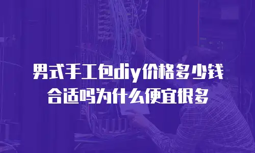 男式手工包diy价格多少钱合适吗为什么便宜很多