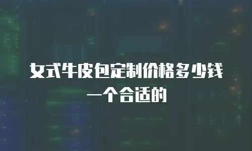 女式牛皮包定制价格多少钱一个合适的