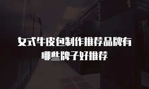 女式牛皮包制作推荐品牌有哪些牌子好推荐