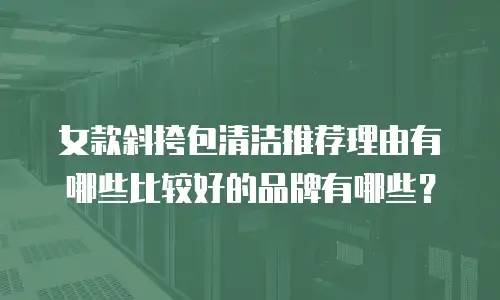 女款斜挎包清洁推荐理由有哪些比较好的品牌有哪些？