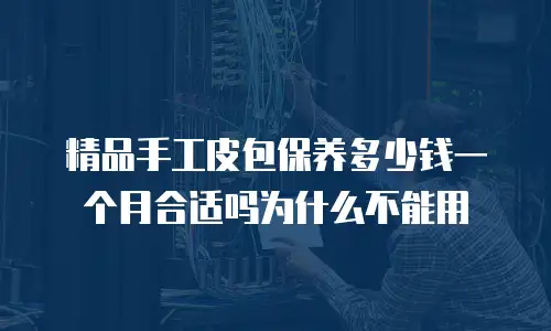 精品手工皮包保养多少钱一个月合适吗为什么不能用