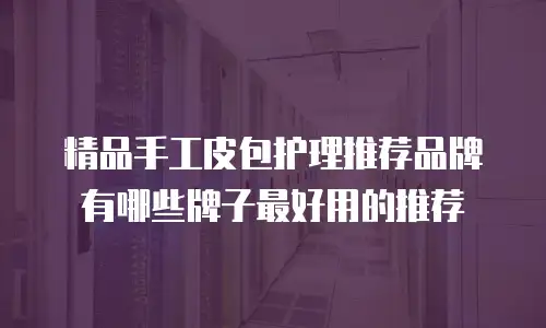 精品手工皮包护理推荐品牌有哪些牌子最好用的推荐