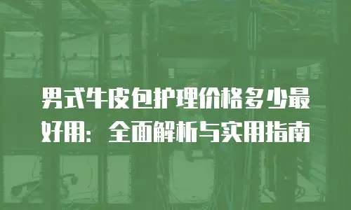 男式牛皮包护理价格多少最好用：全面解析与实用指南