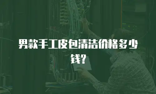 男款手工皮包清洁价格多少钱？