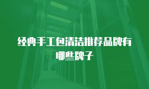 经典手工包清洁推荐品牌有哪些牌子