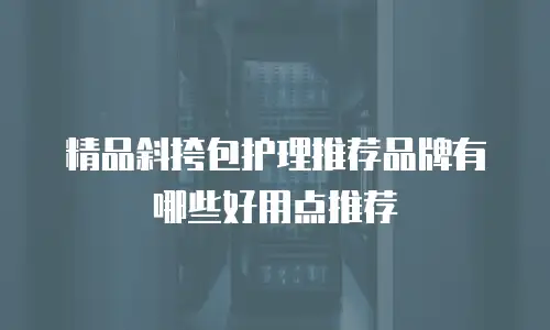 精品斜挎包护理推荐品牌有哪些好用点推荐