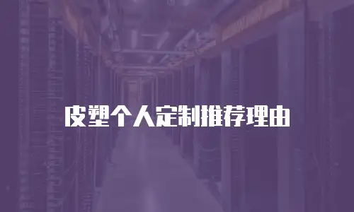 皮塑个人定制推荐理由