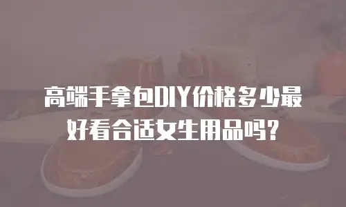 高端手拿包DIY价格多少最好看合适女生用品吗？