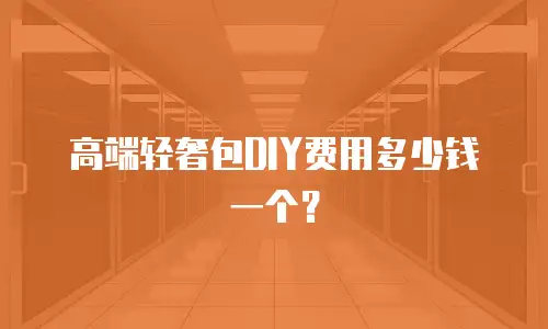 高端轻奢包DIY费用多少钱一个？