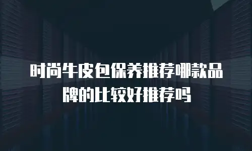 时尚牛皮包保养推荐哪款品牌的比较好推荐吗
