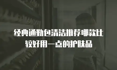 经典通勤包清洁推荐哪款比较好用一点的护肤品