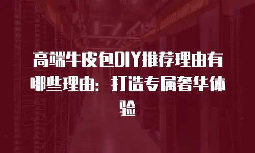 高端牛皮包DIY推荐理由有哪些理由：打造专属奢华体验