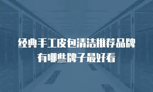 经典手工皮包清洁推荐品牌有哪些牌子最好看