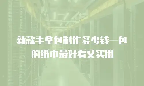 新款手拿包制作多少钱一包的纸巾最好看又实用