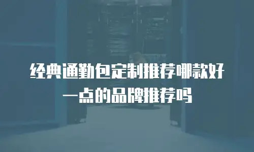 经典通勤包定制推荐哪款好一点的品牌推荐吗