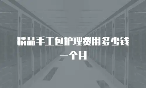 精品手工包护理费用多少钱一个月