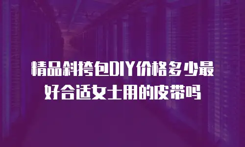 精品斜挎包DIY价格多少最好合适女士用的皮带吗