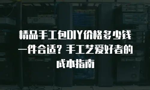 精品手工包DIY价格多少钱一件合适？手工艺爱好者的成本指南