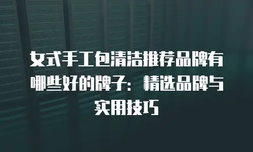 女式手工包清洁推荐品牌有哪些好的牌子：精选品牌与实用技巧
