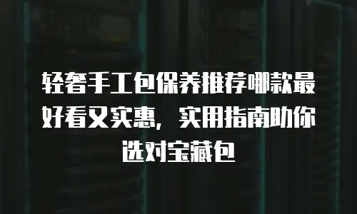 轻奢手工包保养推荐哪款最好看又实惠，实用指南助你选对宝藏包