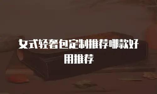 女式轻奢包定制推荐哪款好用推荐