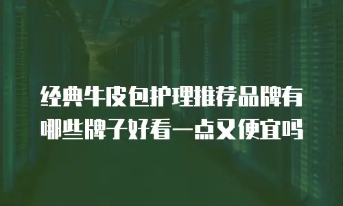 经典牛皮包护理推荐品牌有哪些牌子好看一点又便宜吗