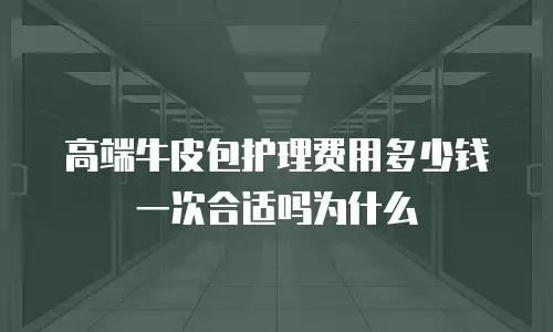 高端牛皮包护理费用多少钱一次合适吗为什么